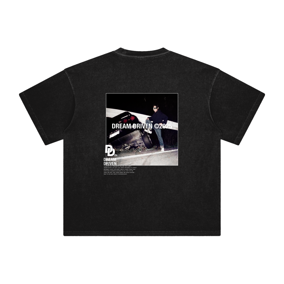 Enzyme Washed T-Shirt, Dream Driven Co.