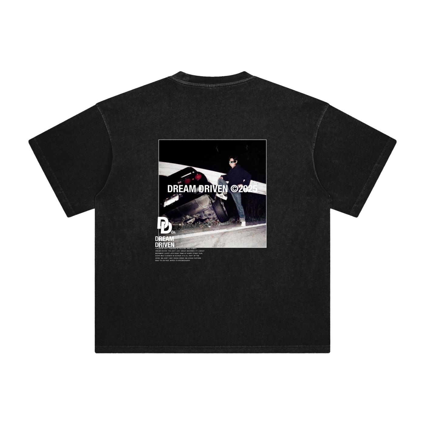 Enzyme Washed T-Shirt, Dream Driven Co.