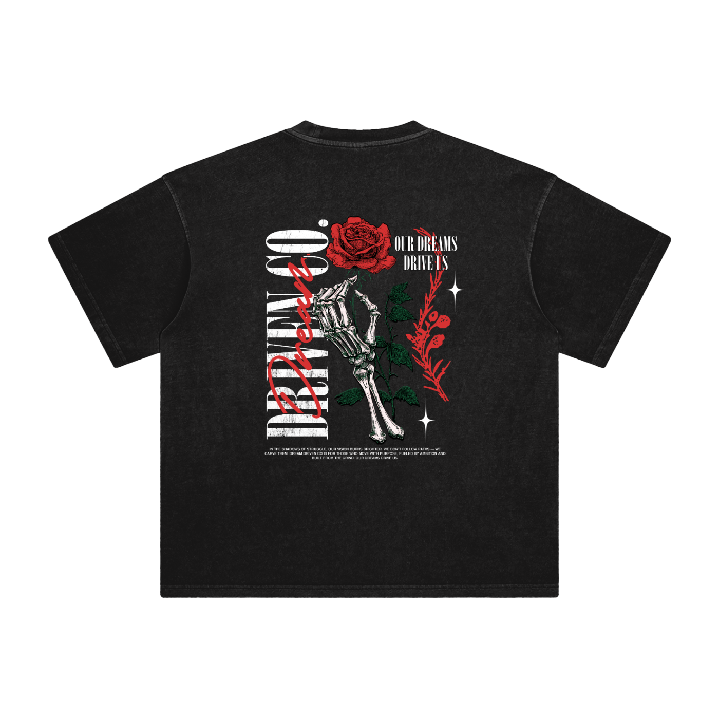 Enzyme Washed T-Shirt, Dream Driven Co.