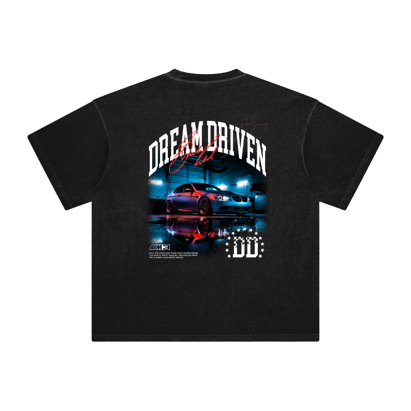 Enzyme Washed T-Shirt, Dream Driven Co.